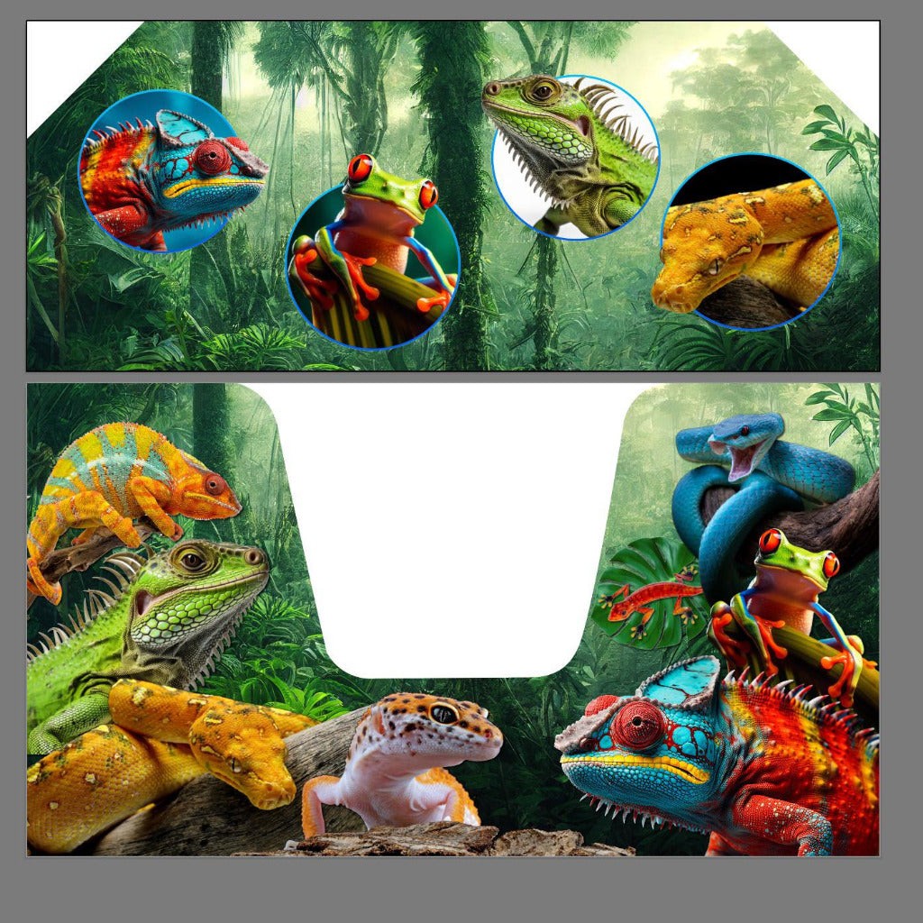 Reptiles Yellow Inflatable Ball Pool Air Juggler
