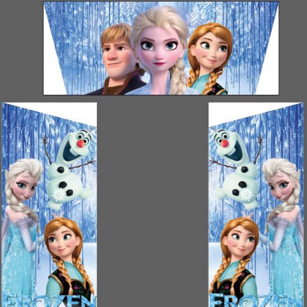 Frozen 2 Bouncy Castle Purple