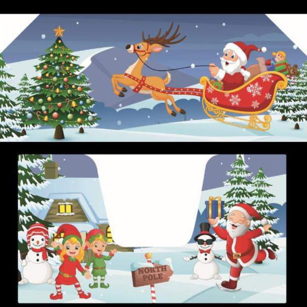 Christmas Blue Inflatable Ball Pool Air Juggler