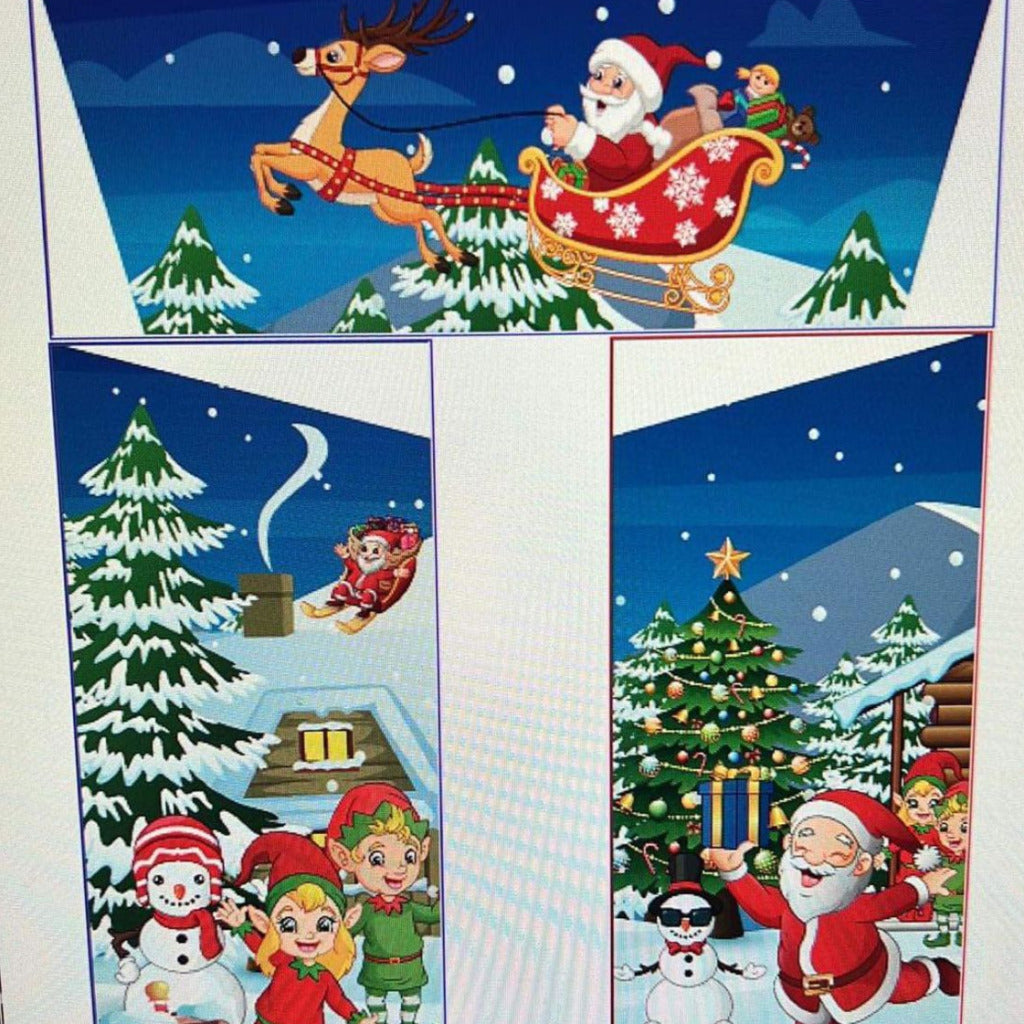 Pink & Purple Bounce 'n' Slide Christmas Themed
