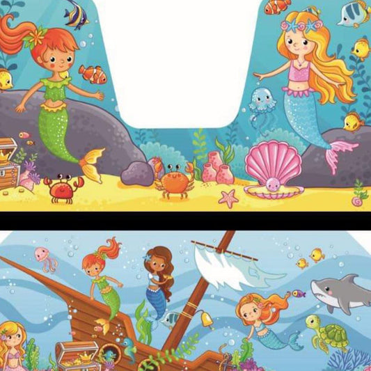 Yellow Mermaid Inflatable Ball Pool Air Juggler