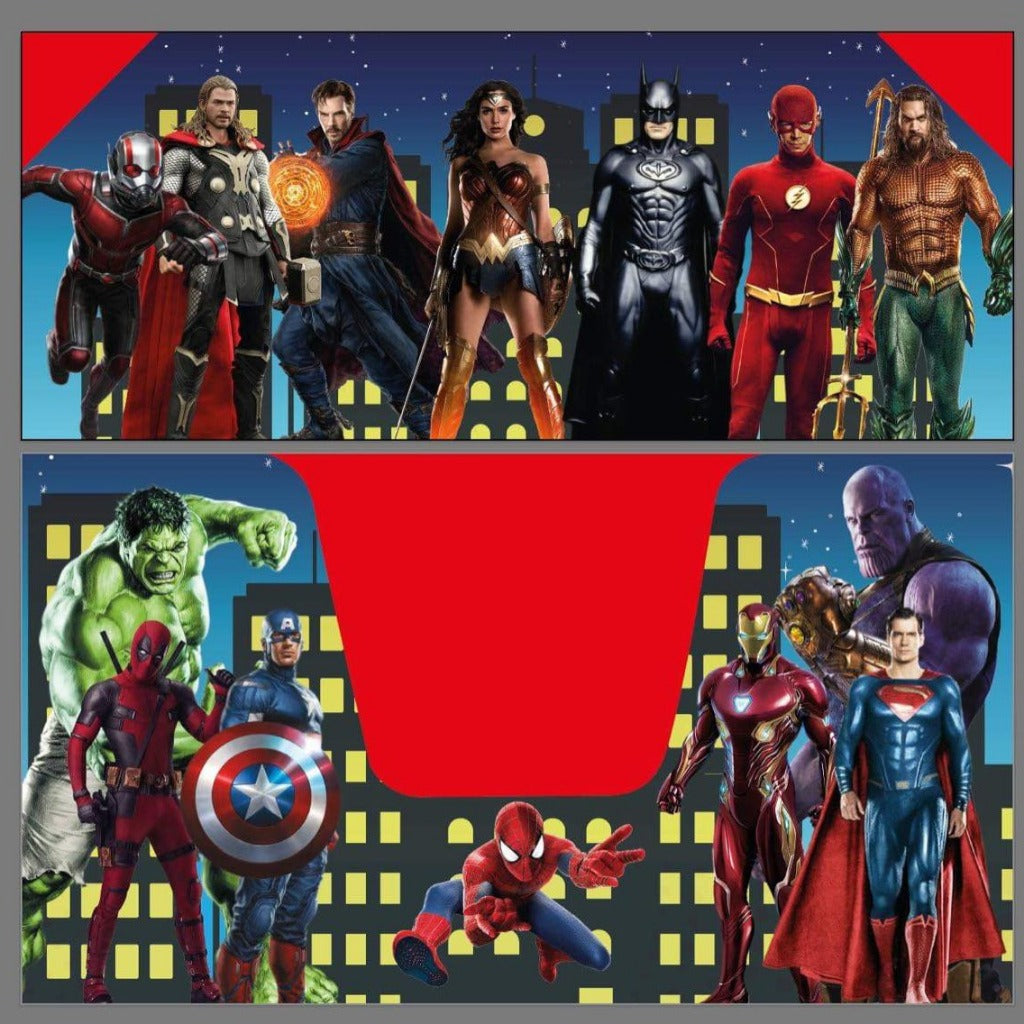 Superhero Green & Purple Inflatable Ball Pool Air Juggler