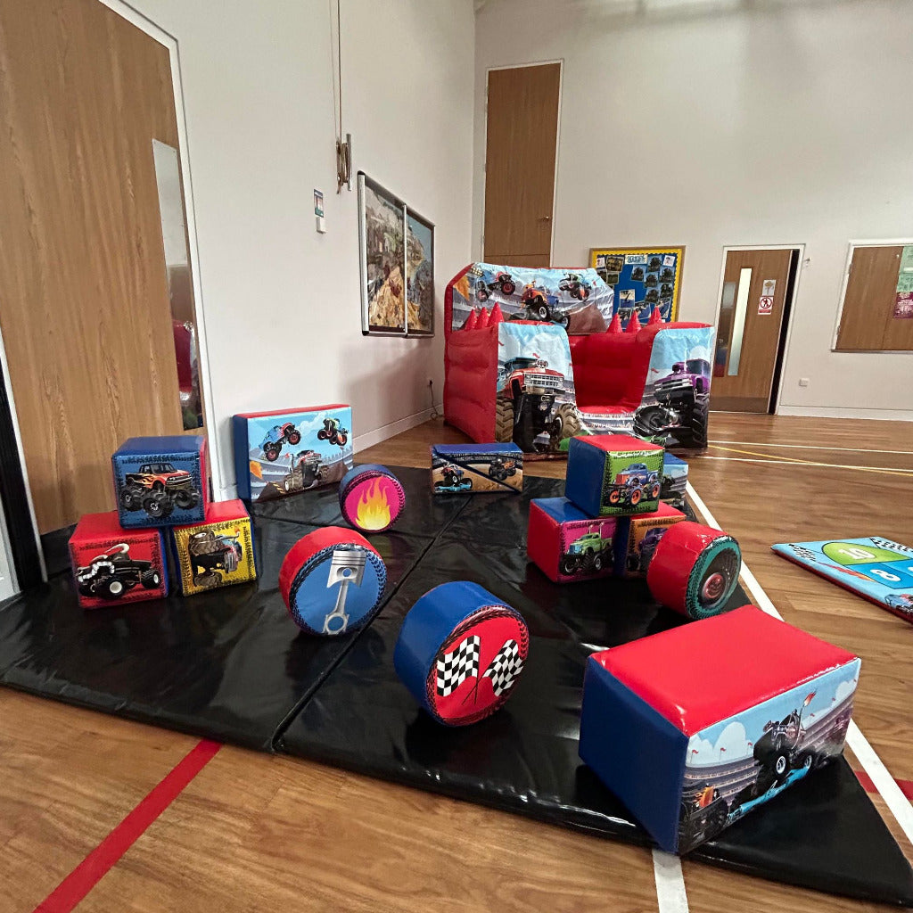 Monster Truck Bouncy Castle, Ball Pool & Soft Play Package