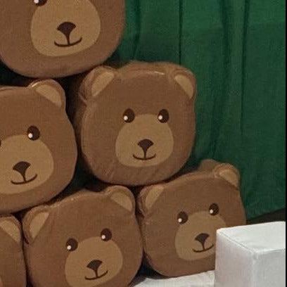 Teddy Bear Shapes With Soft Play Shapes, Ball Pool & Bounce n Slide