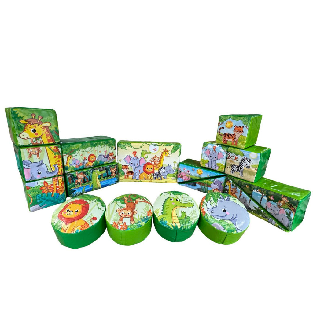Cute Jungle Soft Play Shapes