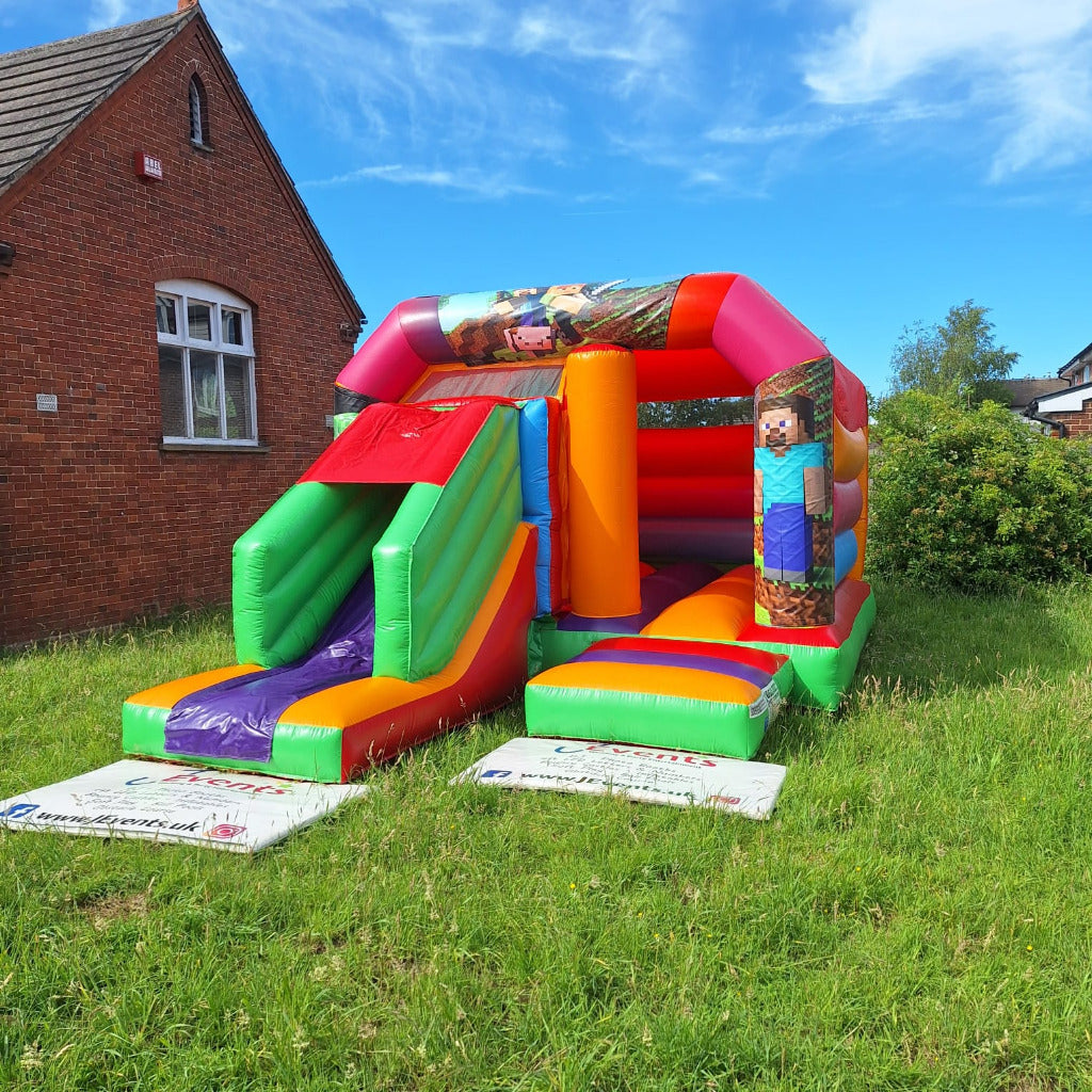 Minecraft Game Bounce n Slide Multicoloured