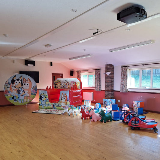 6ft Round Bluey Backdrop Hoop