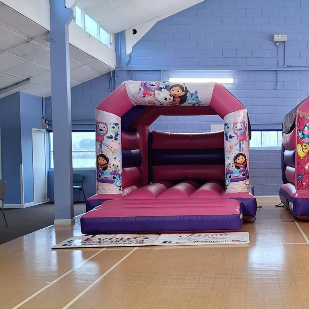 Gabbys Dollhouse Bouncy Castle Pink & Purple