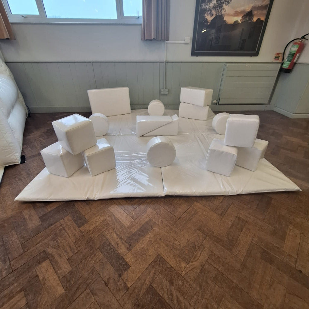 White Soft Play Shapes