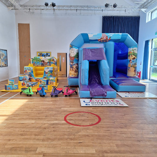 Pirate Yellow Inflatable Ball Pool Air Juggler