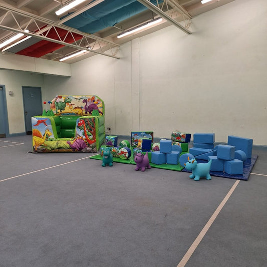 2 x Soft Play Shapes & Inflatable Ball Pool Juggler