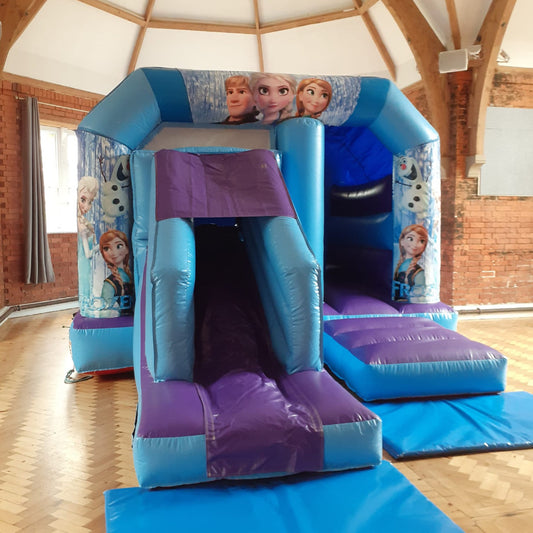 Blue & Purple Bounce 'n' Slide Frozen 2 Themed