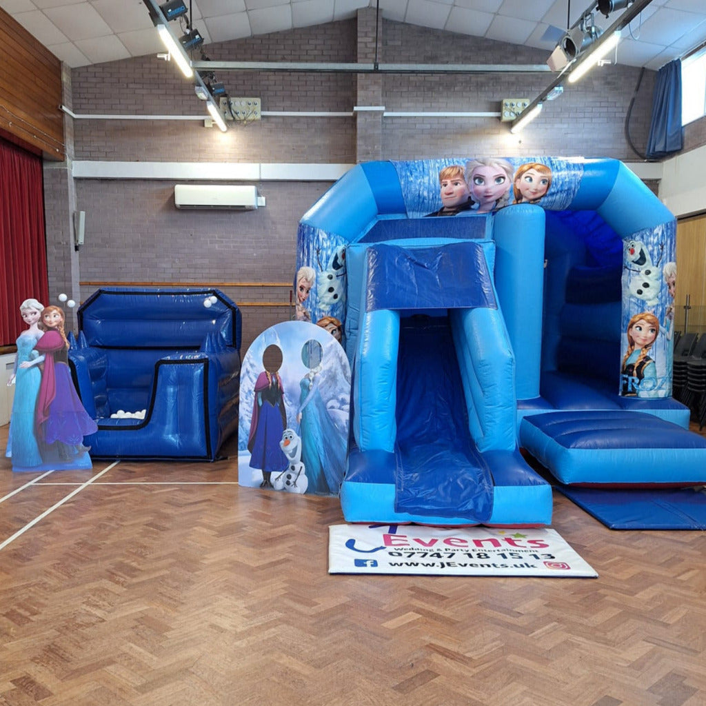 Blue Bounce 'n' Slide Frozen 2 Themed