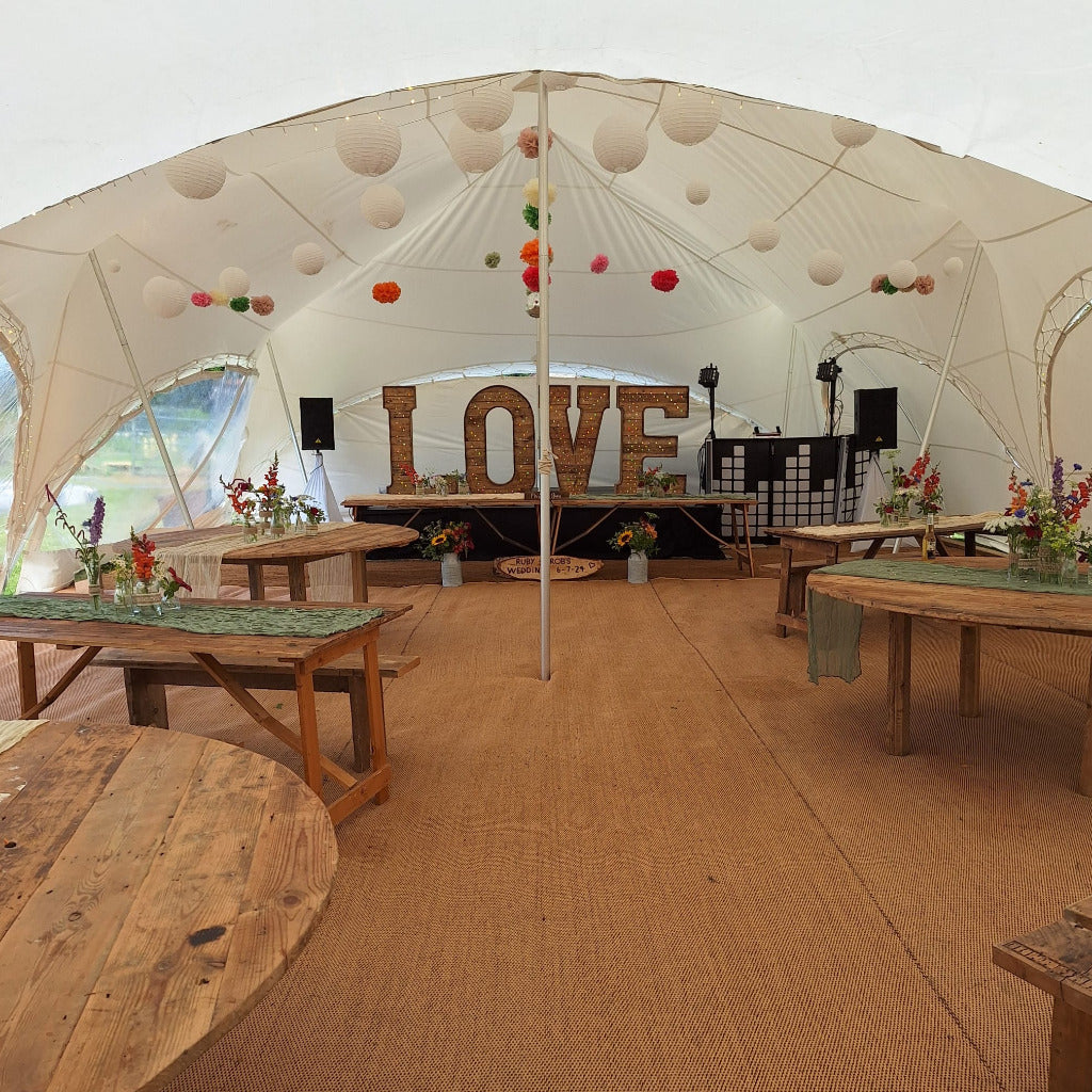 4ft LED Rustic Love Letters