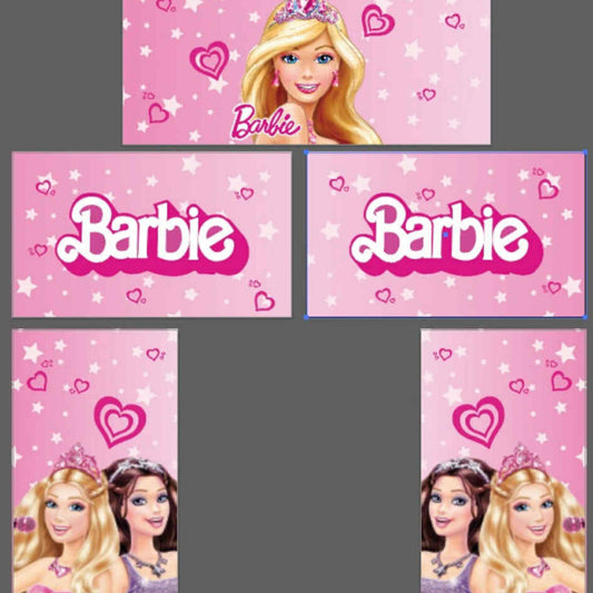 Barbie 2 Bouncy Castle Pink & Purple