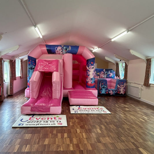 Pink Bounce 'n' Slide Stitch & Angel Themed