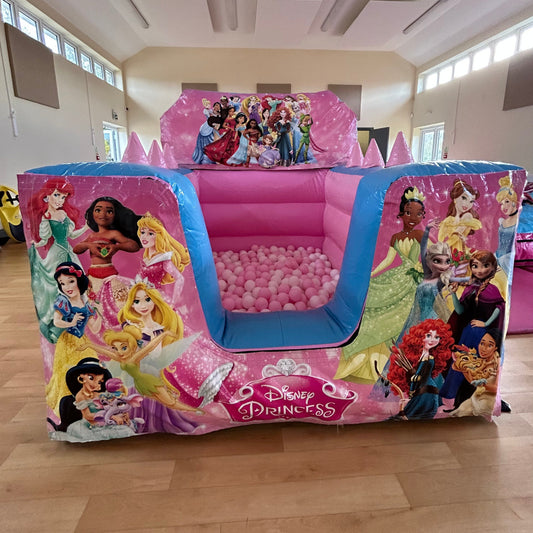 Princess Light Pastel Pink & Light Pastel Blue Inflatable Ball Pool Air Juggler