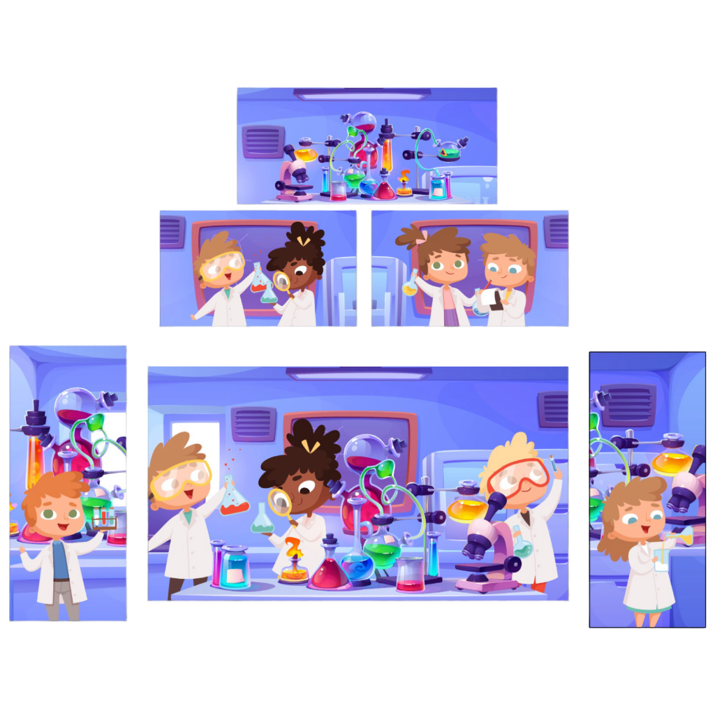 Science / Lab Bounce n Slide Blue