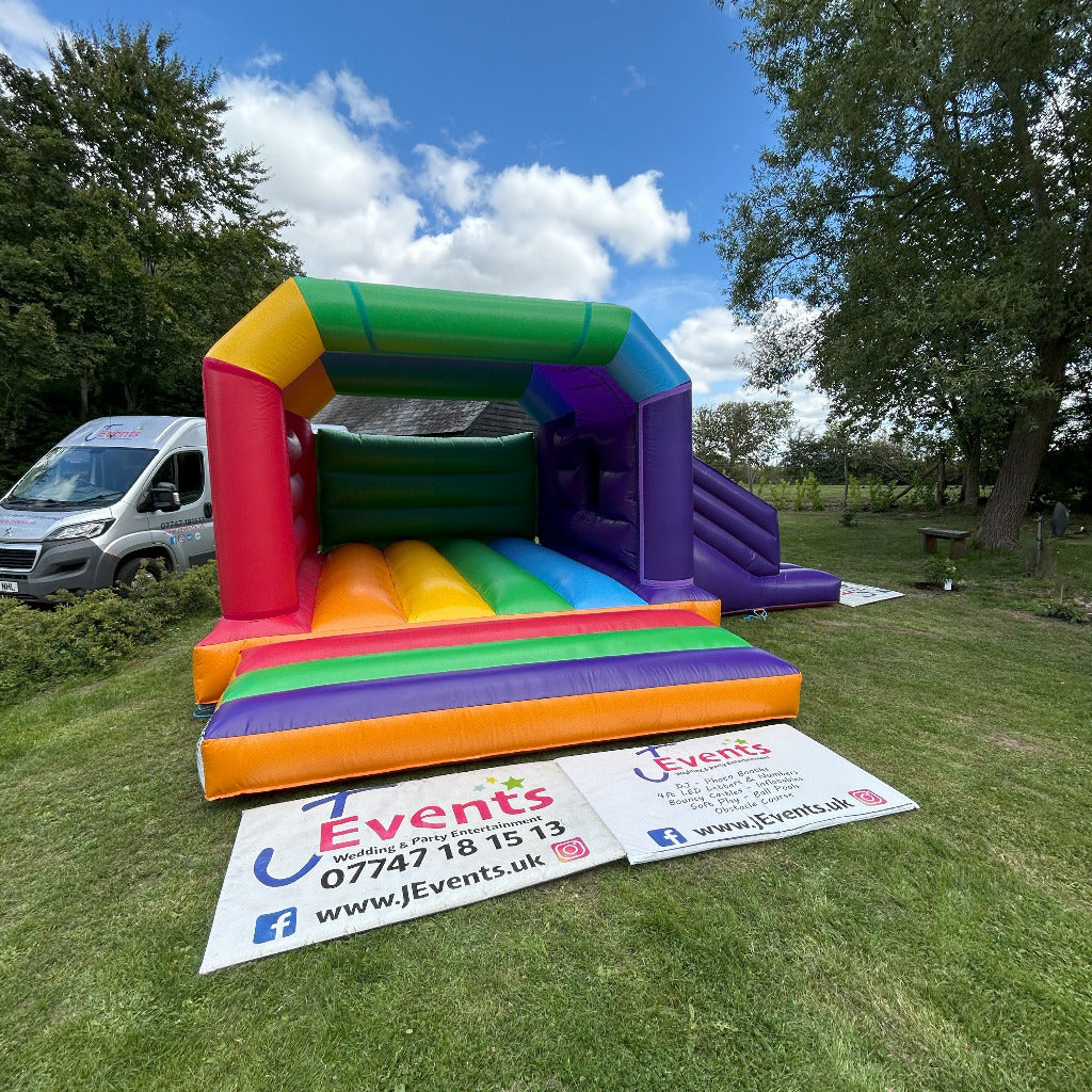 Multicoloured Rainbow Bounce 'n' Slide Plain