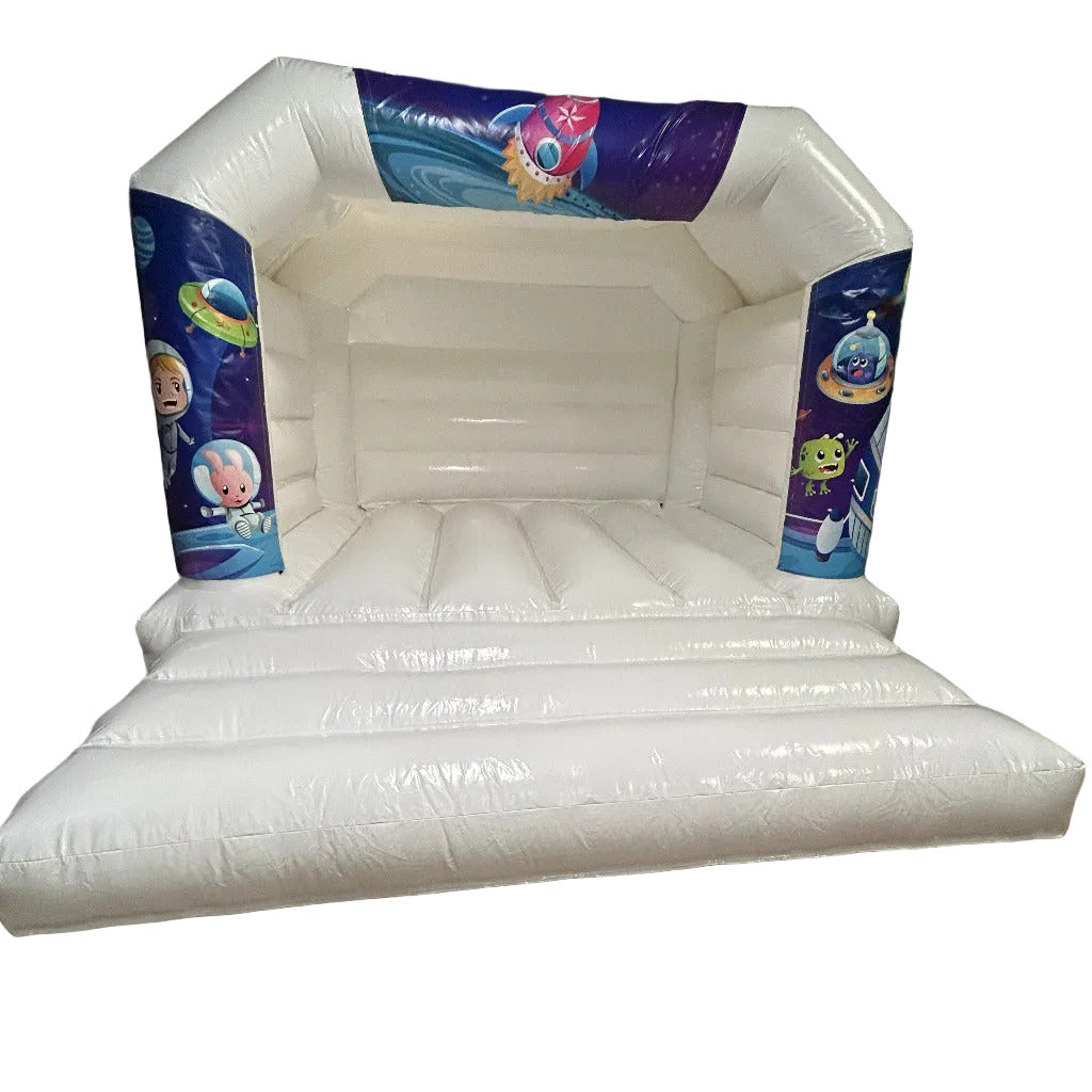 White Bouncy Castle Space 2