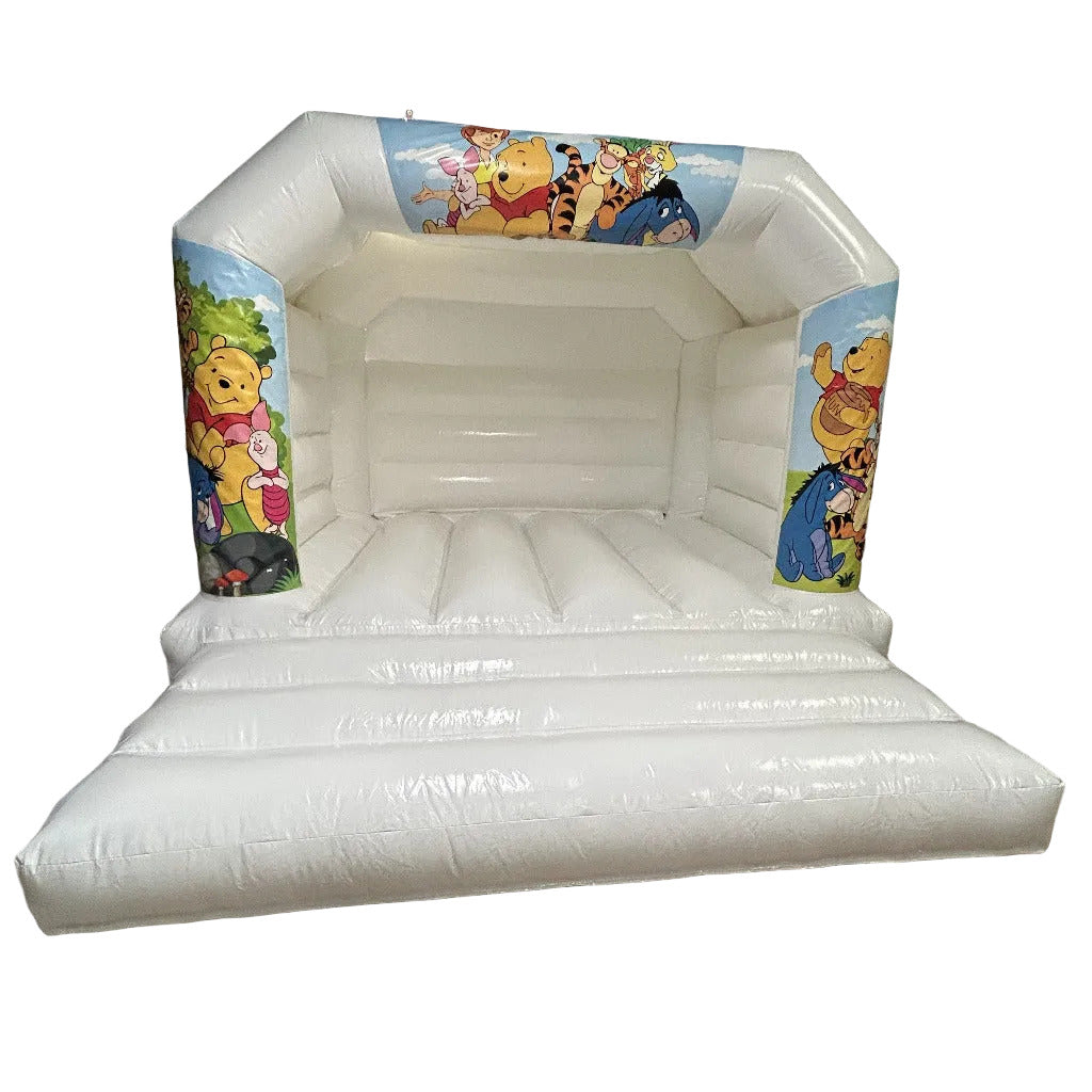 White Bouncy Castle Winnie The Pooh & Friends
