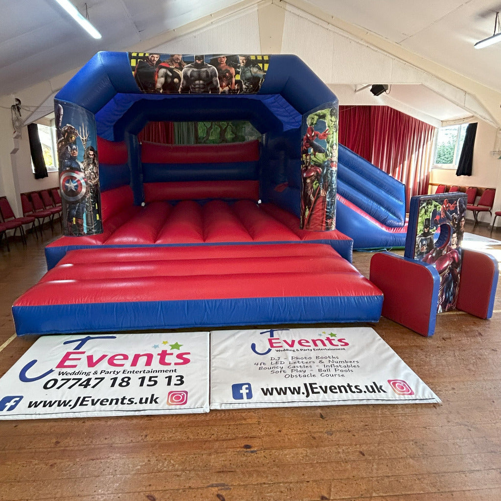 Superhero 2 Red & Blue Bounce 'n' Slide