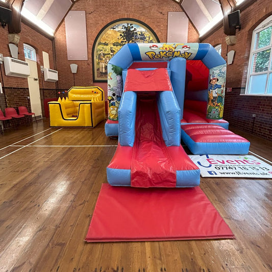 Yellow Inflatable Ball Pool Air Juggler