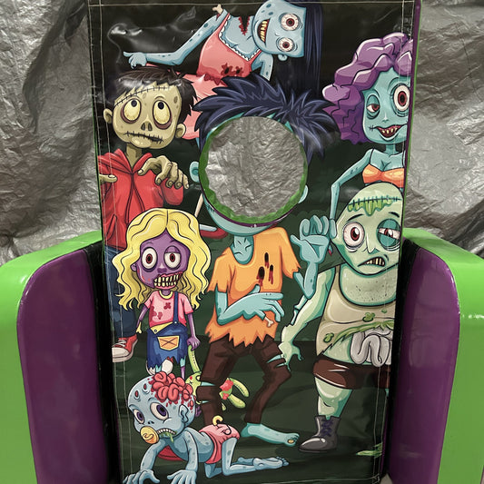 Zombies ‘Face in Hole’  Peek a Boo Green & Purple