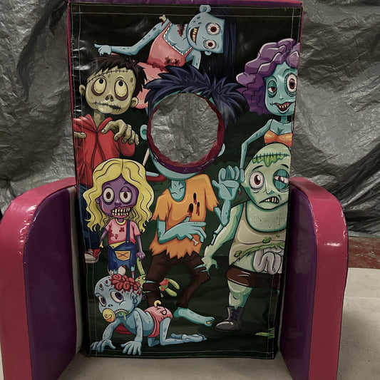 Zombies ‘Face in Hole’  Peek a Boo Pink & Purple
