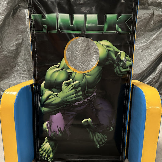 Hulk ‘Face in Hole’  Peek a Boo Blue & Yellow