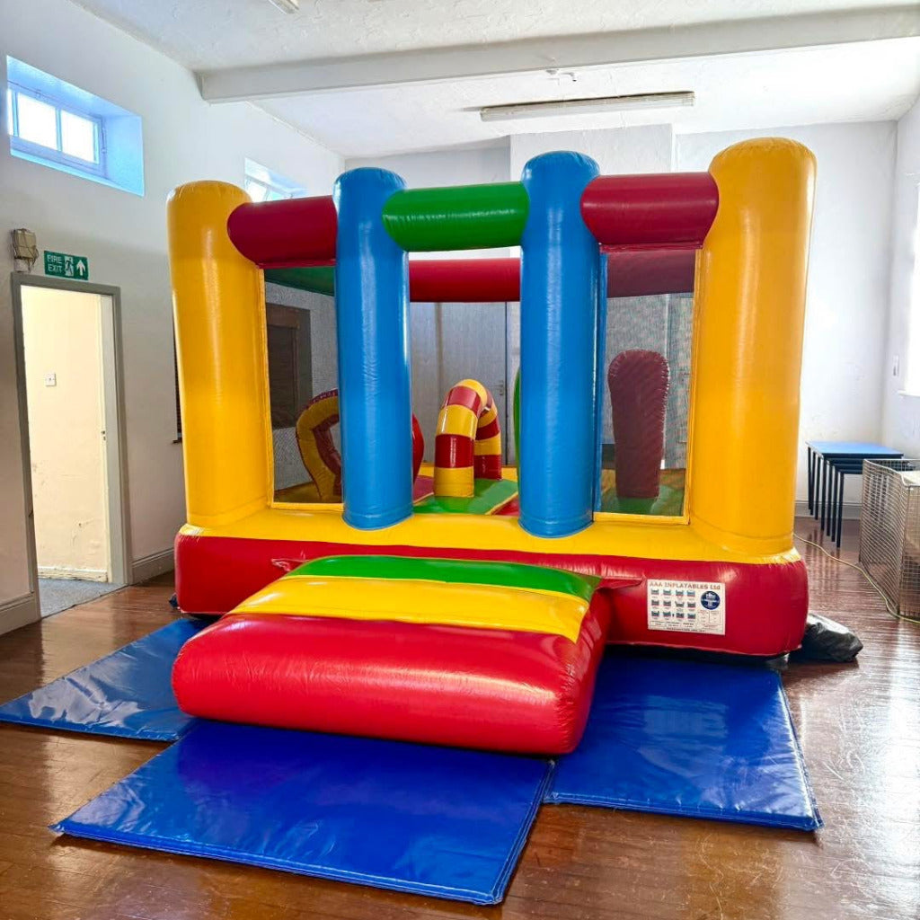 Multicoloured Activity Bouncy Castle Plain