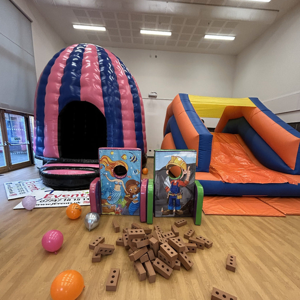 Up n Over & Disco Dome Bouncy Castle Package