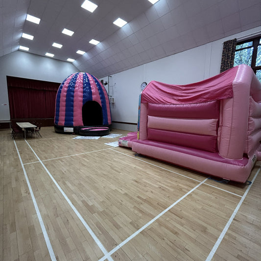 1 x Bounce 'n' Slide & 1 x Disco Dome Bouncy Castle Package
