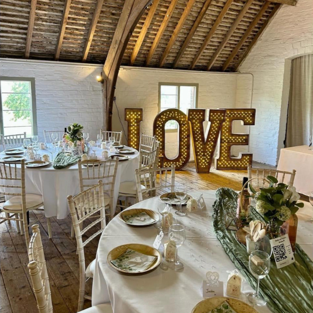 4ft LED Rustic Love Letters