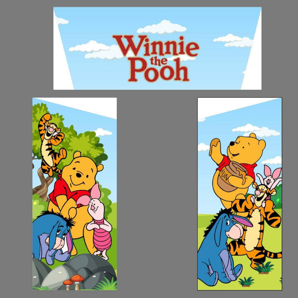 Winnie The Pooh Bear & Friends Bouncy Castle Blue