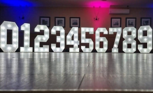 4ft LED Light Up Numbers 0-9