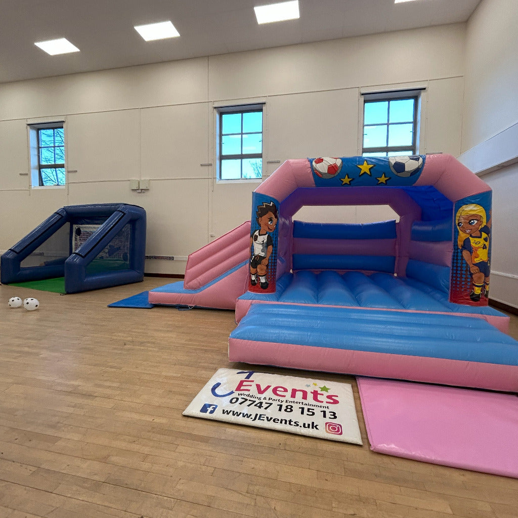 Red & Blue Bounce 'n' Slide Football