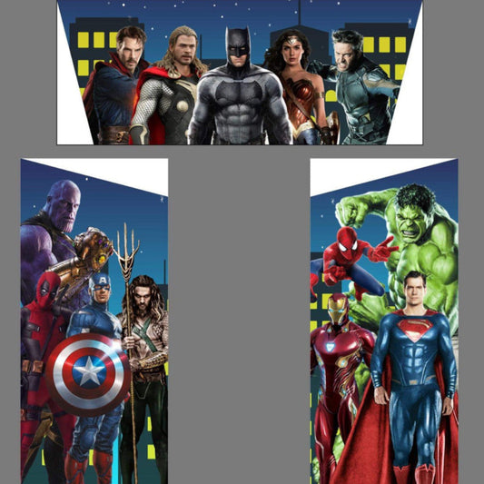 Superhero Bounce 'n' Slide Blue Marvel & DC