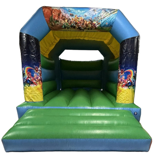 Super Mario Kart Bouncy Castle Rainbow