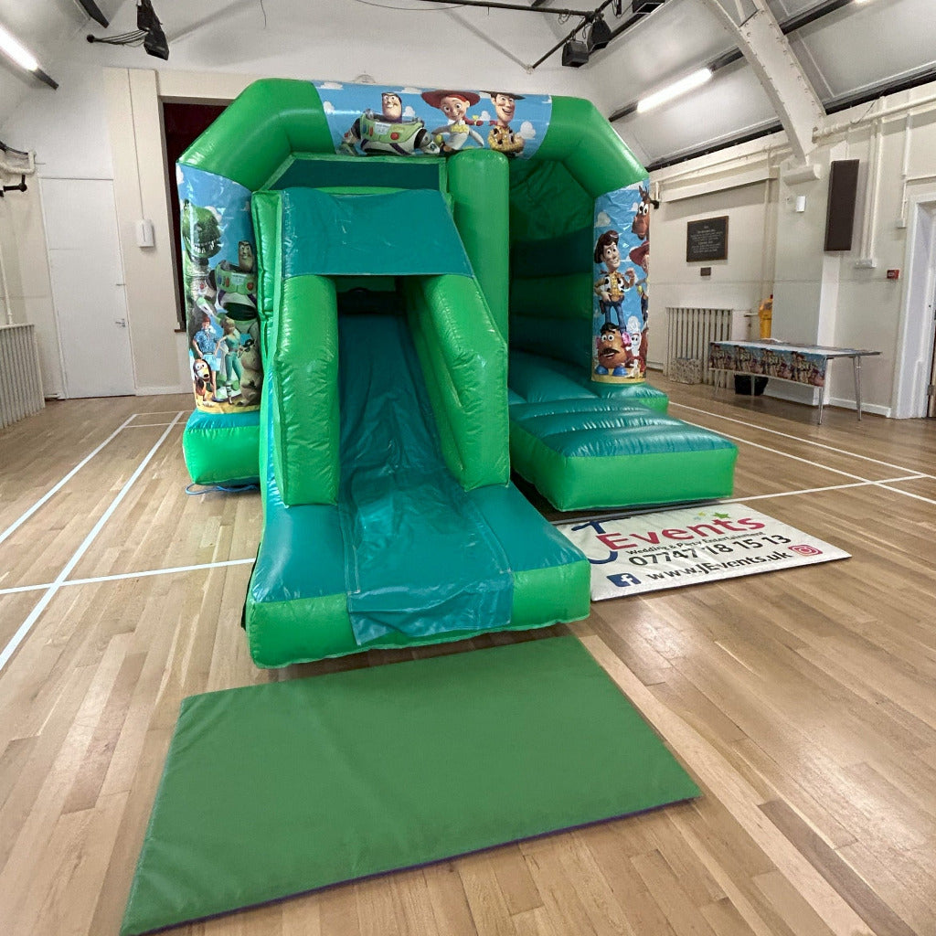 Green Bounce 'n' Slide Toy Themed