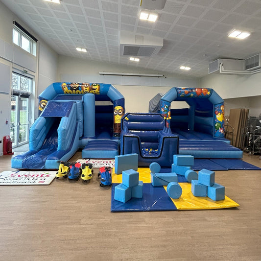 Yellow Guys Bounce 'n' Slide Blue