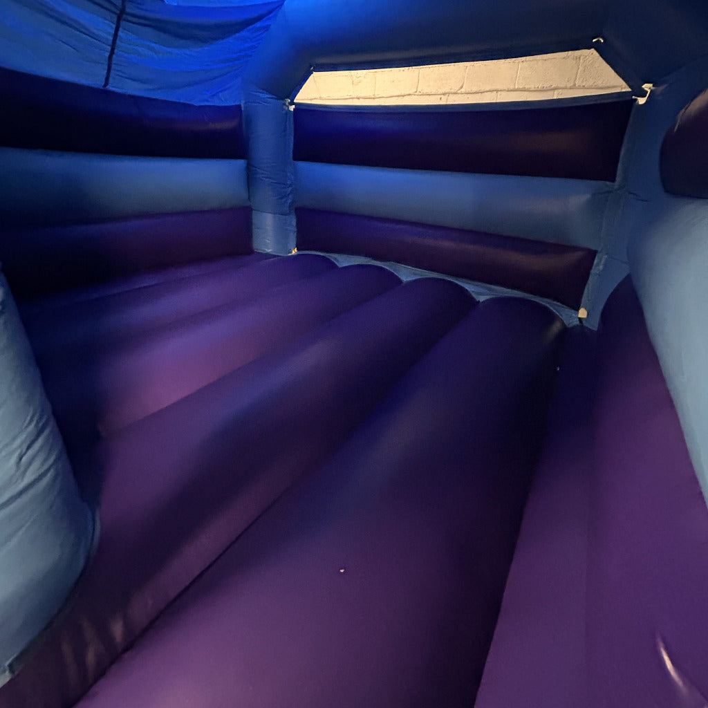 Blue & Purple Bounce 'n' Slide Football 2 Themed