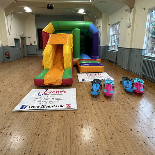 Multicoloured Rainbow Bounce 'n' Slide Plain