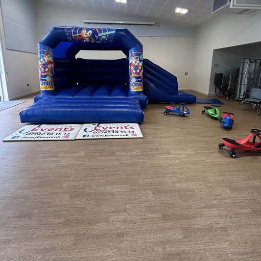 Sonic The Hedgehog Themed Blue Bounce 'n' Slide