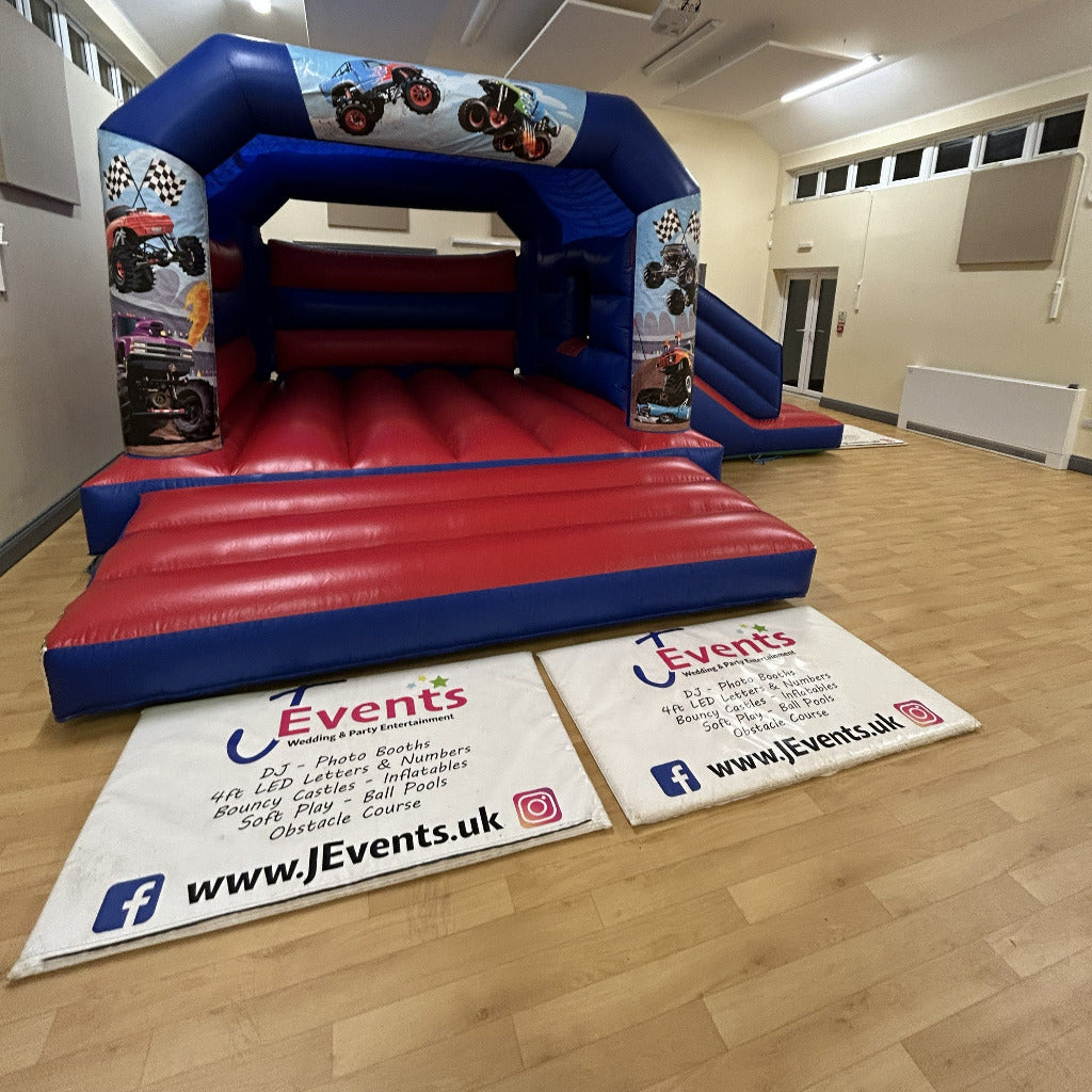 Monster Truck Red & Blue Bounce 'n' Slide