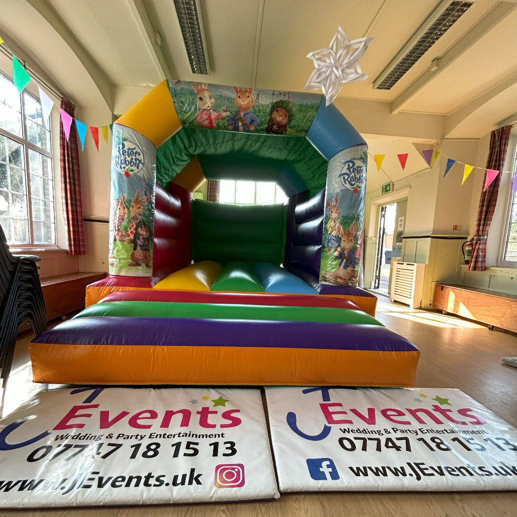 Peter Rabbit Bouncy Castle Rainbow
