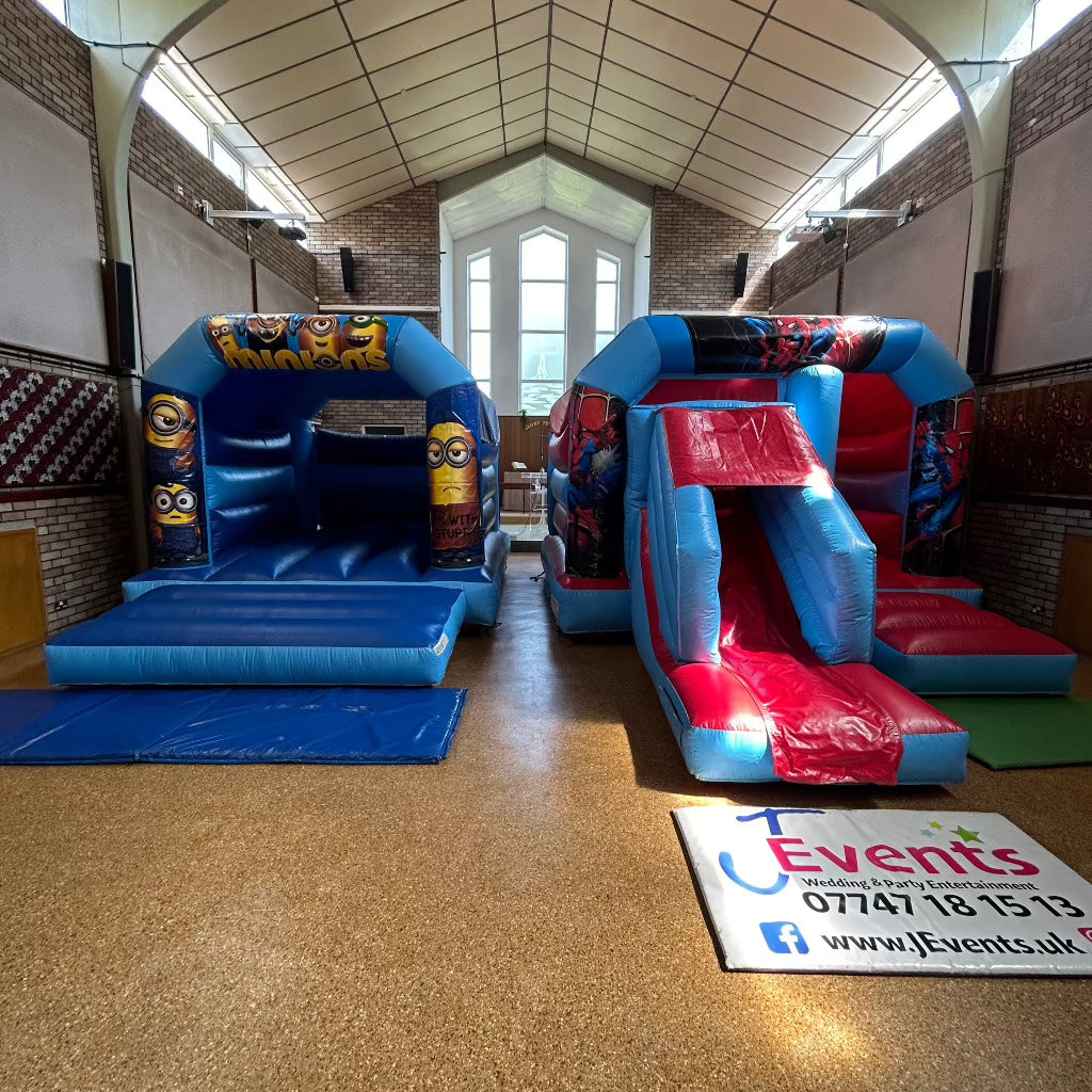 Any Theme or Colour Bouncy Castle & Bounce 'n' Slide Package