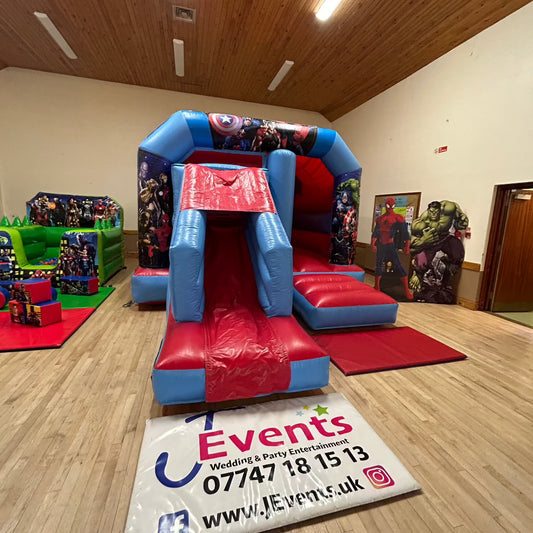 Superhero Bounce 'n' Slide Red & Blue