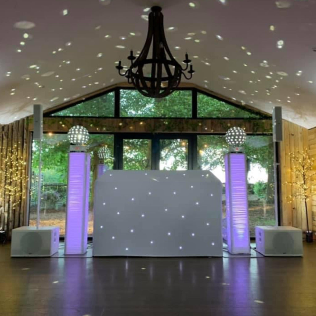 DJ & White Disco Setup