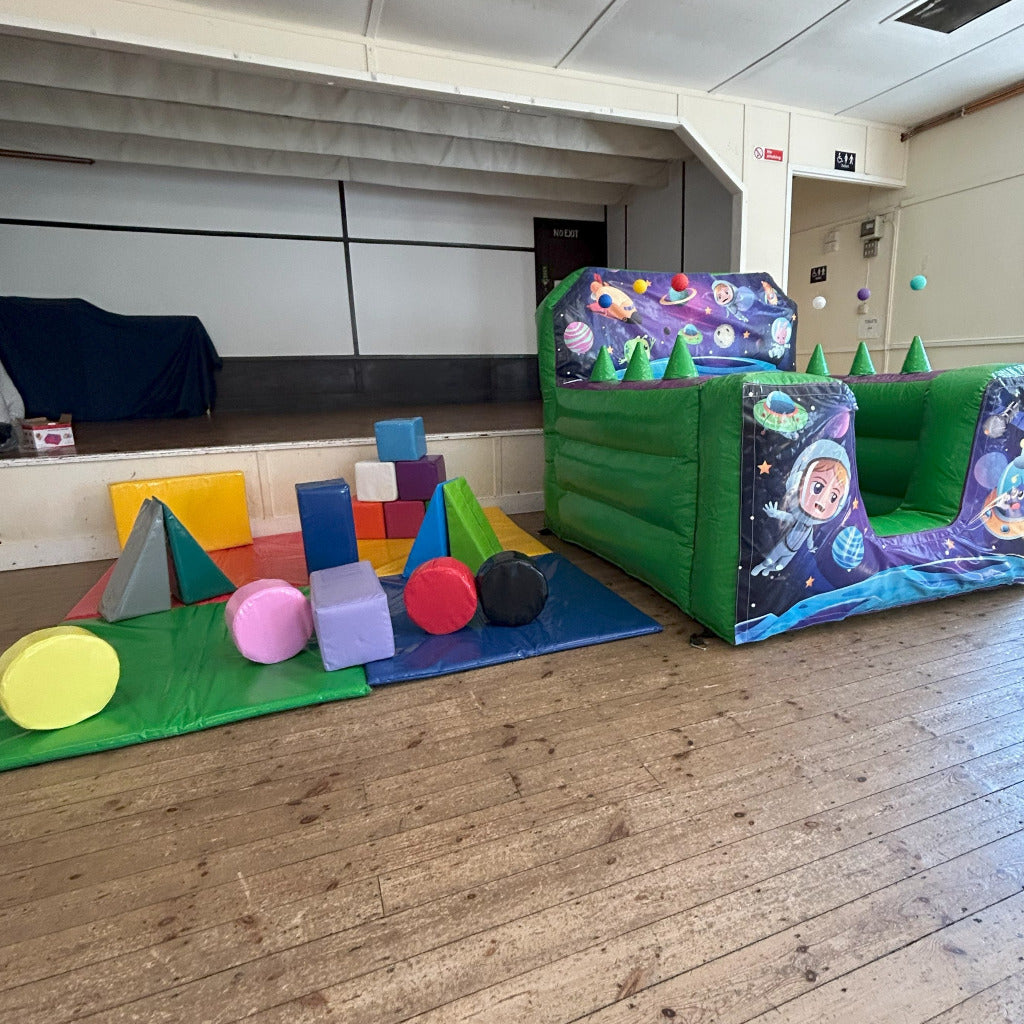 Multicoloured Rainbow Soft Play Shapes
